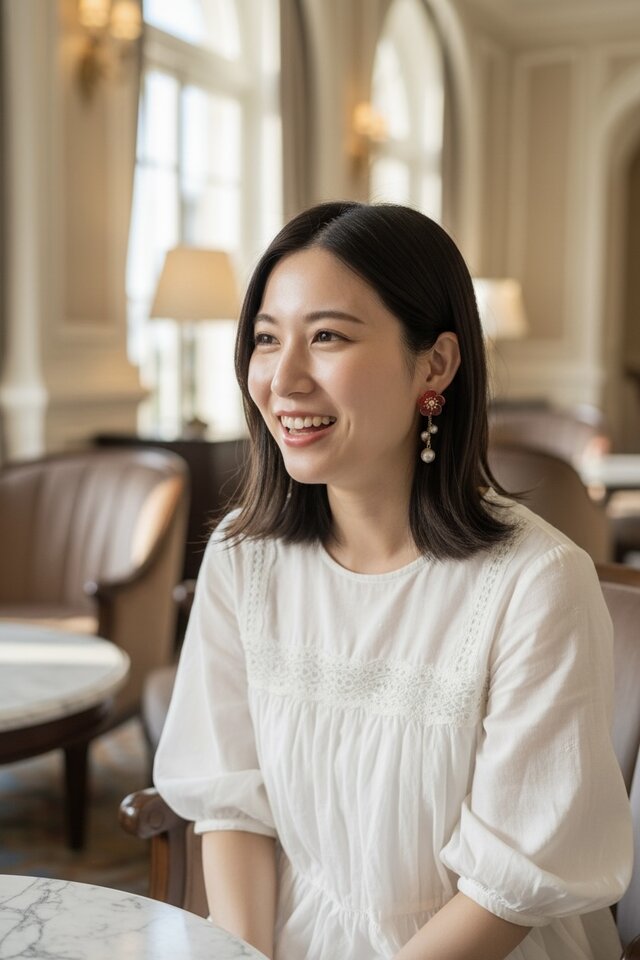 春の訪れ 梅の花 ピアス&イヤリング | iichi 日々の暮らしを心地よく