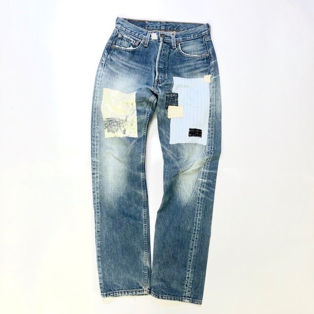 パッチワークデニム11　リペア　edited repair & compagnie