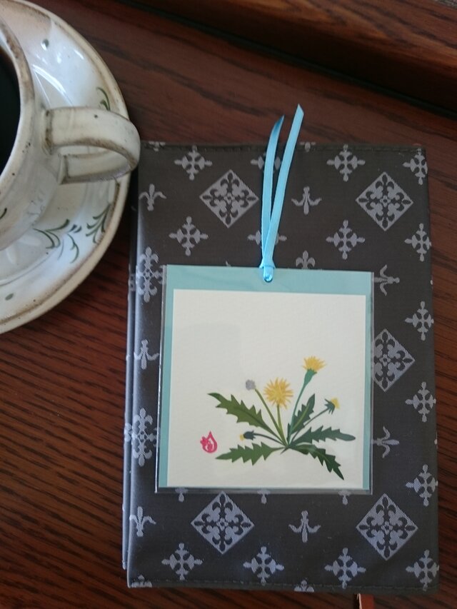 しおり(たんぽぽ)【はり絵 原画】の画像1枚目