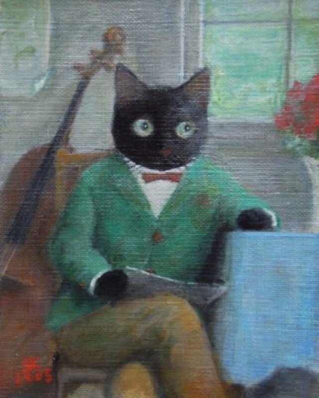 ジャズミュージシャン（グリーンのジャケット）