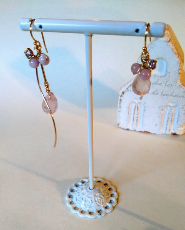 再販!さくらジュエル ピアス/イヤリングの画像1枚目
