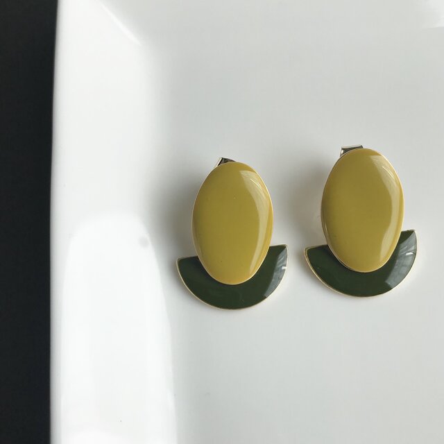 DAEN mustard×moss greenの画像1枚目