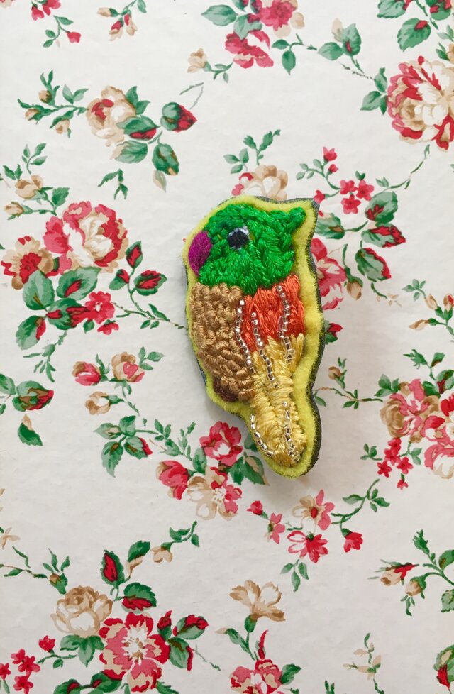 フエルトブローチ Bird