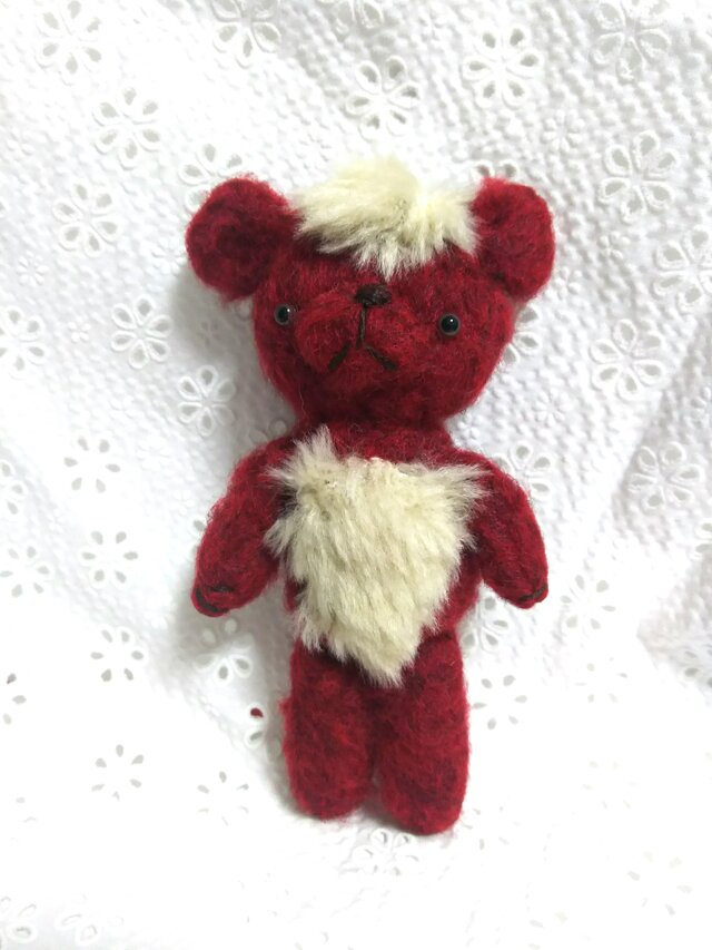 【再出品】あか~いテディベアさんの画像1枚目