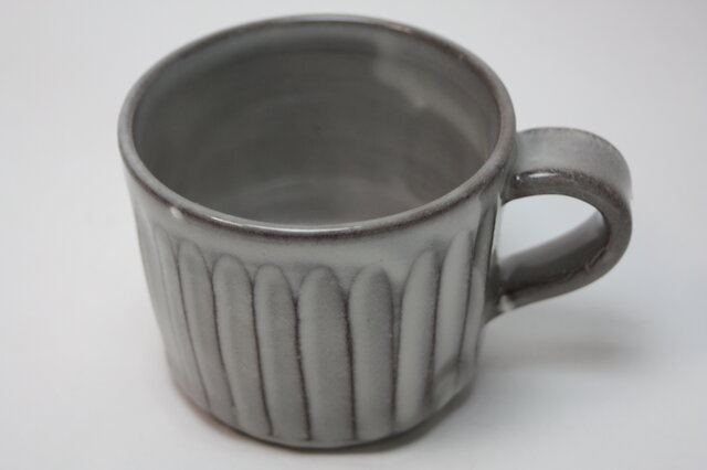 しのぎコーヒーカップ J130の画像1枚目
