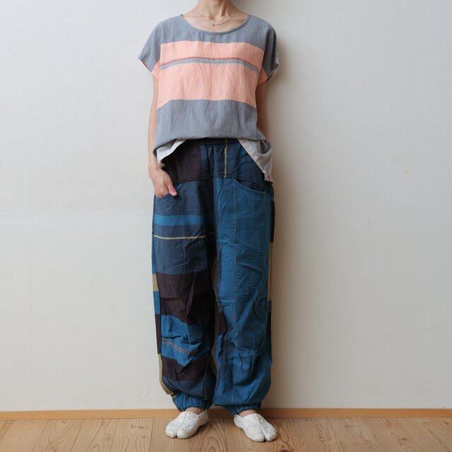 【NEW】nica pants HOSO cotton