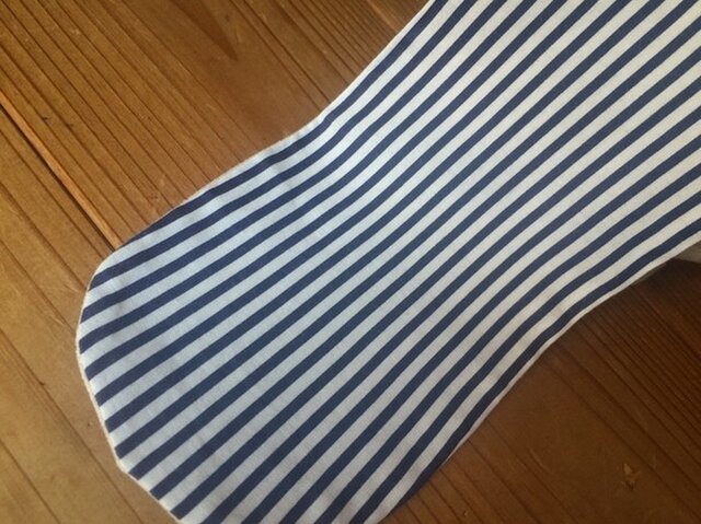 うさぎのお弁当袋L青ストライプ（送料無料） | iichi 日々の暮らしを