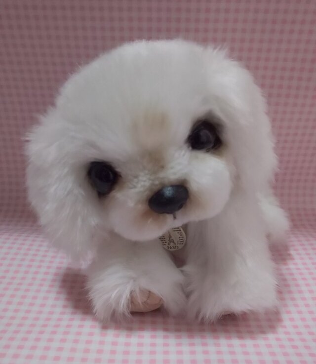 ふわふわぬいぐるみ☆白い垂れ耳ないぬ☆子犬 | iichi 日々の暮らしを
