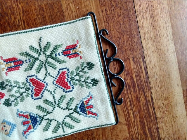 ☆デンマーク蚤の市から☆ベルプル☆タペストリー壁掛け☆アンティーク