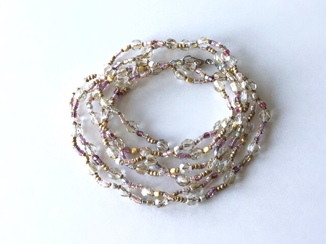 【vintage】水色 アンティークガラスビーズ ネックレス 約100cm 希少 52fb3a61be2336823f8a4e567c2fe9