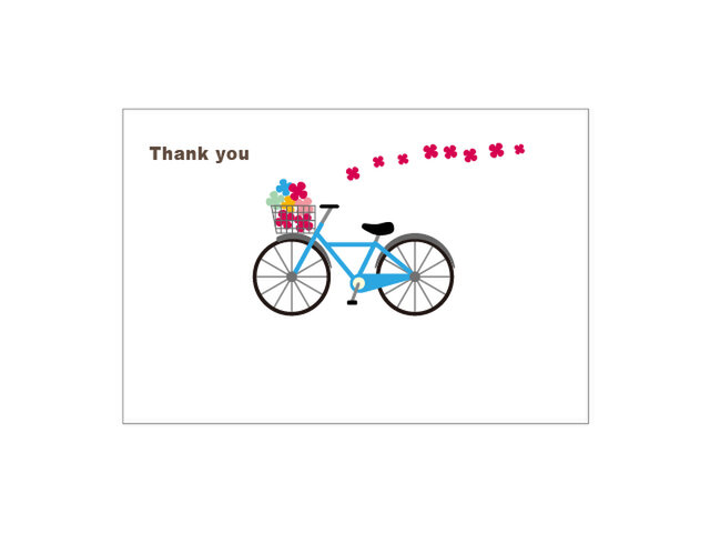 青い自転車の39cardの画像1枚目