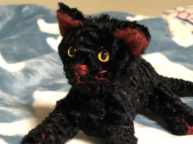 黒猫キーホルダーの画像1枚目