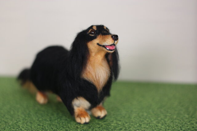 ロングコート ダックス ブラタン 。。。 羊毛フェルト | iichi 日々の