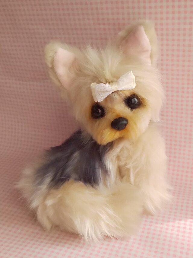ふわふわぬいぐるみ☆ヨークシャーテリア*の画像1枚目