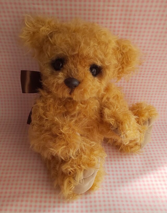 ぬいぐるみ☆テディベア☆ジャーマンモヘア*☆Lサイズ | iichi 日々の