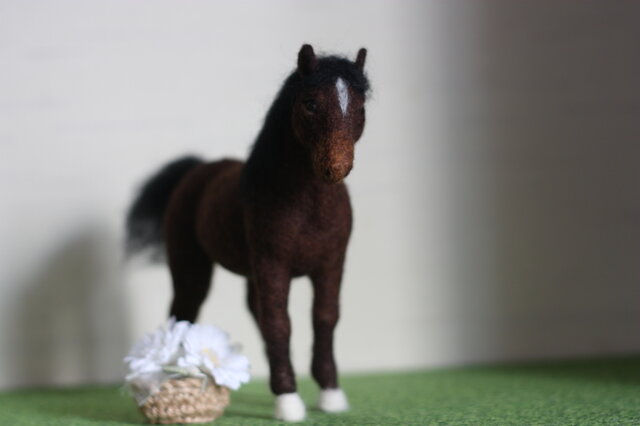 お馬さん。。。羊毛フェルトの画像1枚目