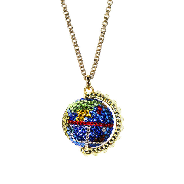 Earth Pendant / L ~CRYSTALLIZED™ - Swarovski Elements~の画像1枚目
