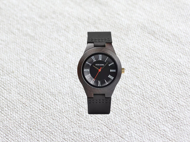 Shimple Tree watch Dark brown for womenの画像1枚目