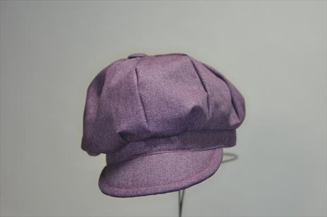 pumpkin cap ｝ キャスケット キャスケット 黒 エンジ ターコイズ