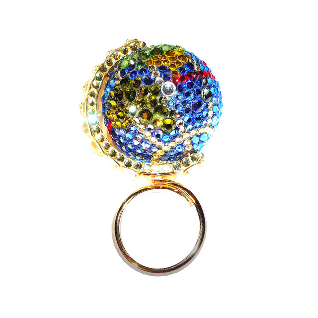 Earth Ring / L ~CRYSTALLIZED™ - Swarovski Elements~の画像1枚目