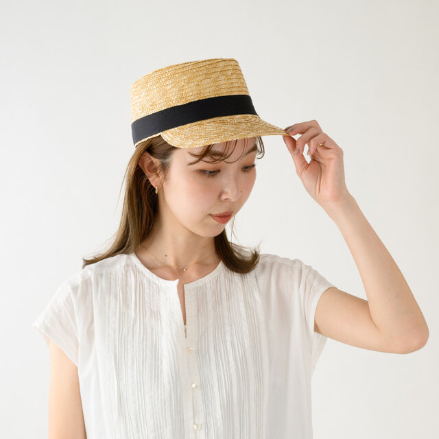Mathis マチス 麦わら キャップ 婦人用 帽子 ストローハット 56.5cm
