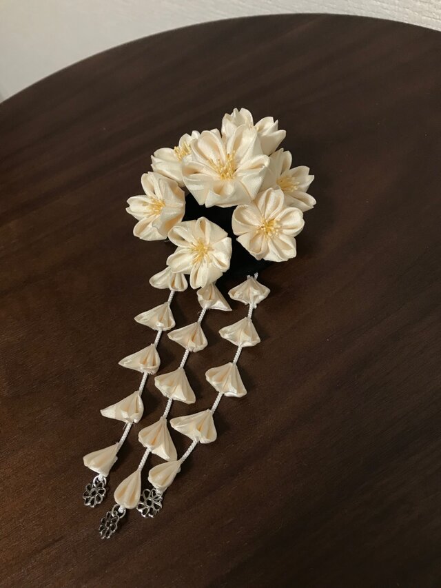☆いのっち様専用☆つまみ細工☆桜☆2wayクリップ☆の画像1枚目