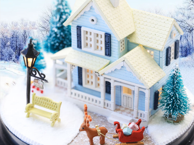 ミニチュアドールハウス完成品北欧風ハウス❤︎