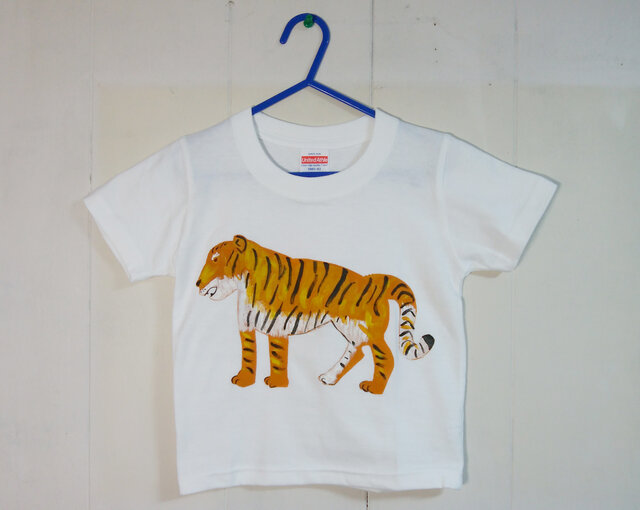 キッズTシャツ(トラ) 100㎝の画像1枚目