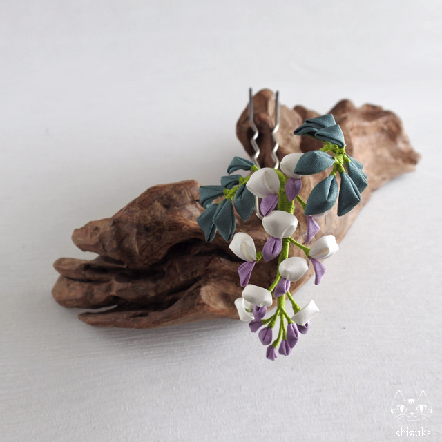 藤の花 つまみ細工 簪 結婚式 着物 お花見 お呼ばれ Iichi ハンドメイド クラフト作品 手仕事品の通販 藤の花 つまみ細工 簪 結婚式 着物 お花見 お呼ばれ Iichi ハンドメイド クラフト作品 手仕事品の通販