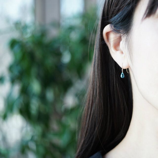 サイン・掲示用品 パネル 水晶&アパタイトブリオレット ピアス - 通販