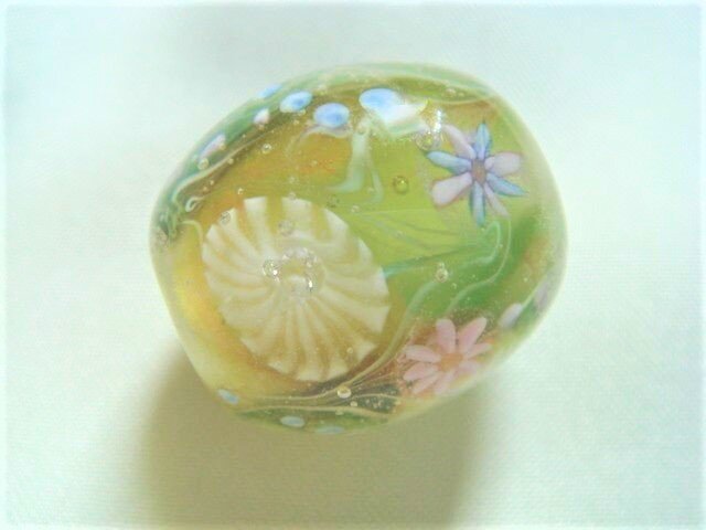 とんぼ玉(花しずか2)の画像1枚目