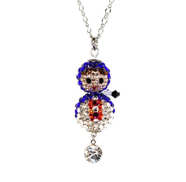 Matryoshka Pendant / Cobalt ~Swarovski Elements~の画像1枚目