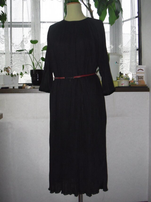 黒のワンピの画像1枚目