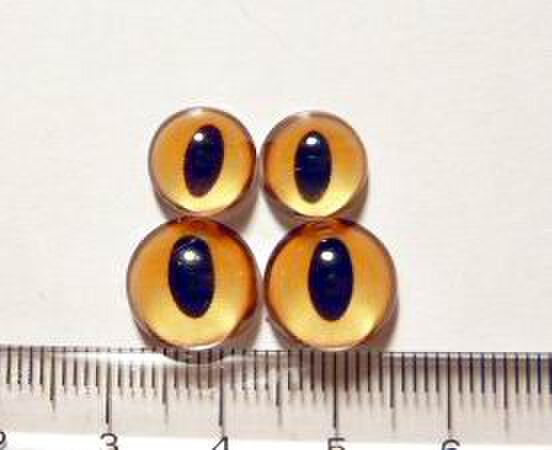 オーダーのお品○半球グラスアイ○10.12mmセットの画像1枚目