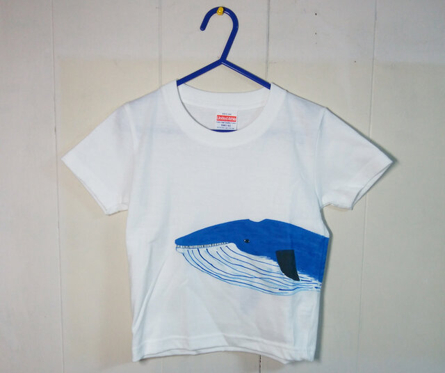 キッズTシャツ(クジラ) 100㎝の画像1枚目