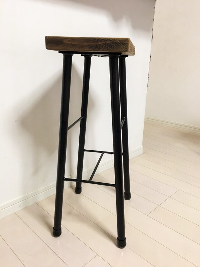 バーチェア カウンターチェア アイアン家具 ブラック | iichi 日々の 