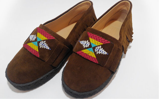 SALE]Shuta Moccasin shoes シュタ レザーモカシン A.brown 23.5