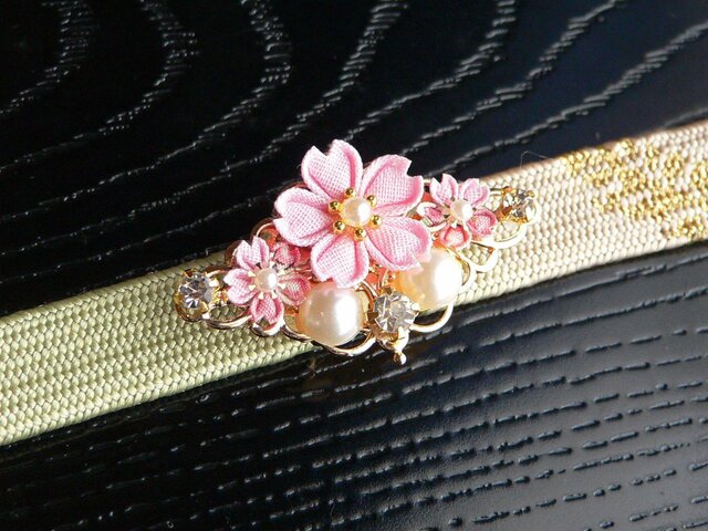 全8色⟫ 桜の帯留め （ つまみ細工＊受注制作 ） | iichi 日々の暮らし