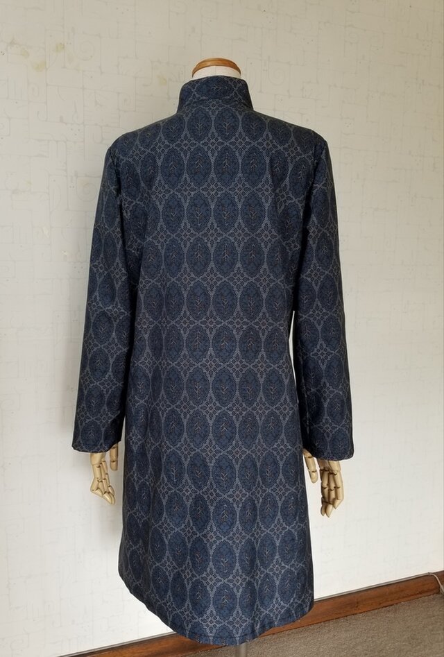 本場泥大島紬リメイク コートワンピ | iichi 日々の暮らしを心地よく