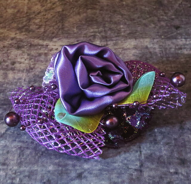 ドール服 ベルサイユの薔薇 バイオレットの王妃 レース アメジスト