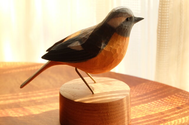 mayaa12さまリクエスト分 ジョウビタキ〈オス〉(着色)の画像1枚目