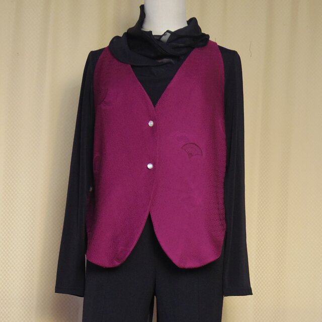 蓮様ご注文品 しずく型ベスト 5759の画像1枚目