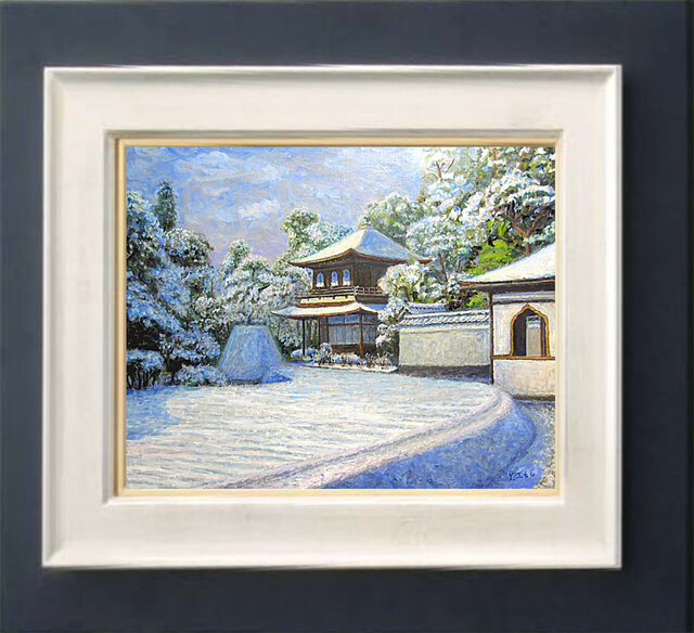 雪の銀閣寺 | iichi 日々の暮らしを心地よくするハンドメイドや