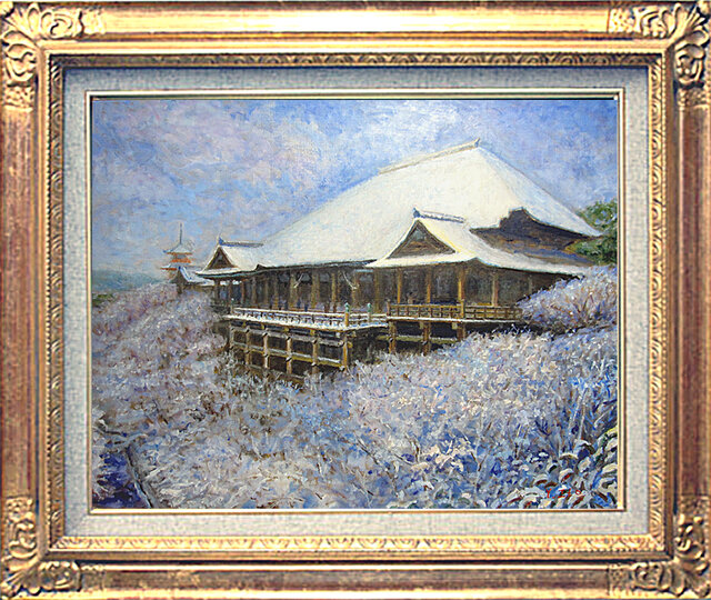 霧氷と清水寺 | iichi 日々の暮らしを心地よくするハンドメイドや