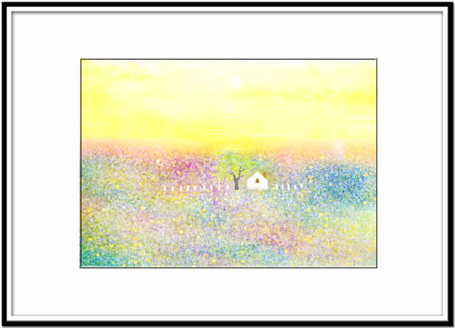 「春の宴」 ほっこり癒しのイラストA4サイズポスターNo.647の画像1枚目