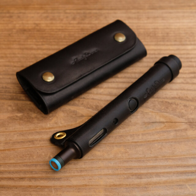 Ploom Tech Plus 専用スリーブ:ブラック(ベジタブルタンニンレザー)の画像1枚目