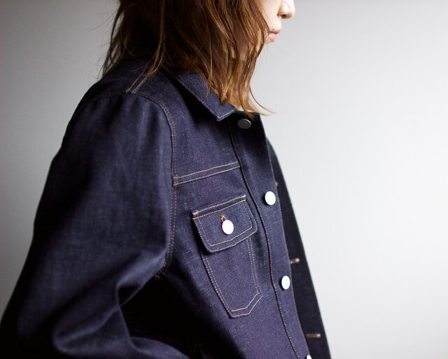 14oz. jean jumper/size1&2の画像1枚目
