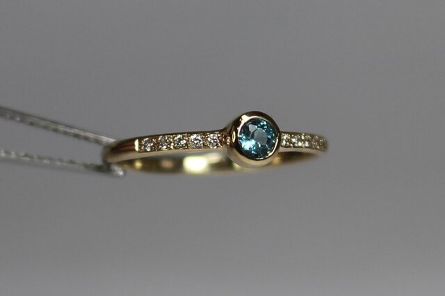 Grandidierite 3mm Ringの画像1枚目