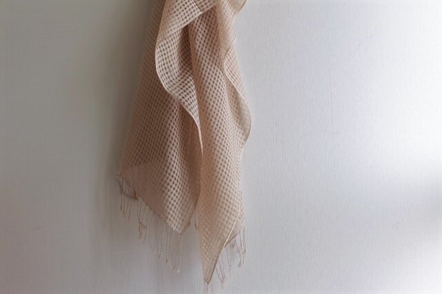 大人色 cottonシルク<灰茶色>枇杷染めの画像1枚目