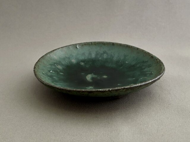 灰織部釉小皿の画像1枚目